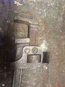 14 inch  steel record Wrench