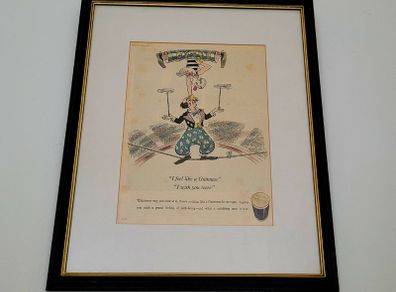 Vintage framed Guinness print