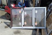 rosewood on white pvc window 1880x1100