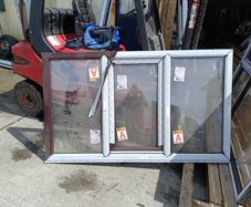 rosewood on white pvc window 1880x1100