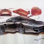Genuine Porsche T-Shirt - Size medium Image 2