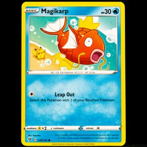 Magikarp 039/192 Common Pikachu Sword and Shield Rebel Clash Pokemon Card Kanahei