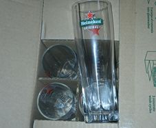 Heineken Half Pint Glasses