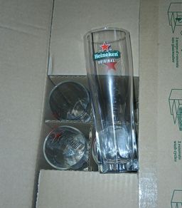Heineken Half Pint Glasses