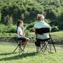 Folding Stool Tripod Tall 53 cm Lightweight Camping Stool Compact Portable Fishing Tripod Camping Chair Collapsible for Outdoor Travel Walking Garden Backpack Hold Up 102 KG Image 3