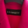 Uterque bright pink alpaca wool coat with belt XS Image 6