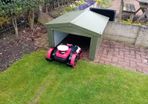 robotic lawnmower shed/garage