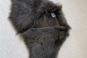 Stunning  leather fur neck piece