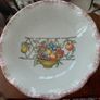 Vintage Italian fruit bowl set features hand painted fruit decorations Image 7