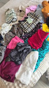 ladies bag of clothes