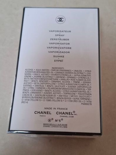 No 5 Chanel Eau De Parfum