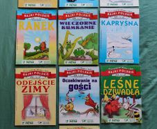 Series of 10 Books for children in Polish - Bajki Polskie