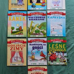 Series of 10 Books for children in Polish - Bajki Polskie