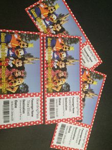 Personalised DIsneyland Boarding pass