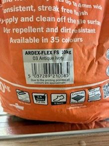 Grout: Ardex Wall / Floor Tile Grout (Antique Ivory)
