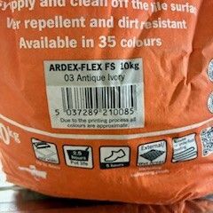 Grout: Ardex Wall / Floor Tile Grout (Antique Ivory)