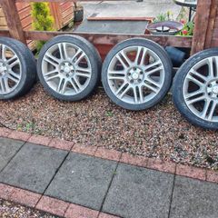 Skoda Alloys with Tyres 5x112 18"
