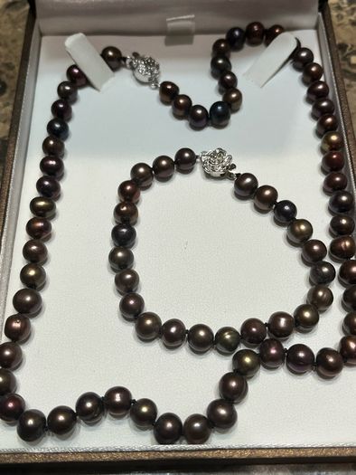 pearl necklace set