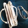Kate Spade New York genuine leather white medium size handbag Image 4