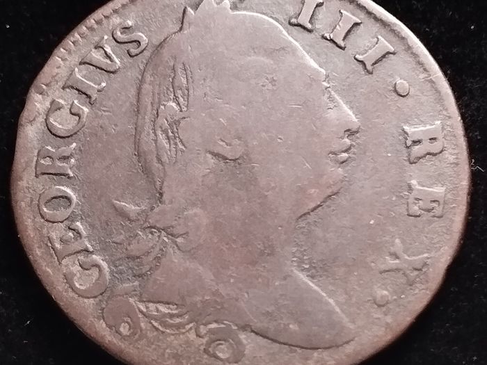 #81 - Hibernia - Ireland - 1782 - Half Penny