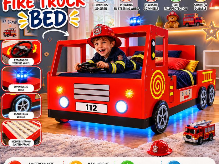 Fire Engine Bed
