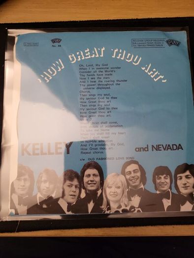 Kelley And Nevada How Great Thou Art 7 inch Vinyl Record
