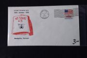 U.S.A. Stamps : Masonic Centennial Cover : Mt. Sinai Lodge 1976