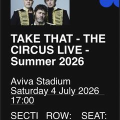 take that tickets
