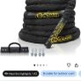 50 Foot Battle Rope And Wall Anchor! Image 2