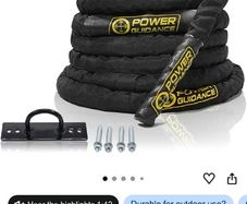 50 Foot Battle Rope And Wall Anchor!!! Cheap!!
