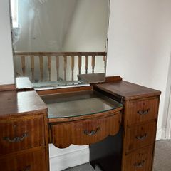 Vintage dressing table with mirror