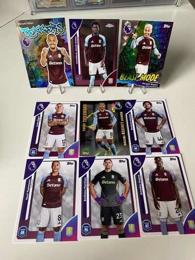 2025/2026 Topps Chrome and premiere league topps cards