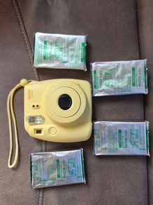 Instax mini 8 camera with 4 shot packs
