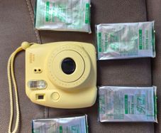 Instax mini 8 camera with 4 shot packs