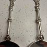 Pair 1897 London solid silver presentation spoons Image 5