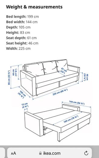 IKEA sofa bed