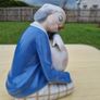 Porcelain sleeping clown with ball Image 5