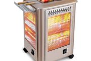 Electric Patio Heater, Electric Heater, Heater Garden Ovens, Grill and  Heater, Universal Handle and Wheel Design