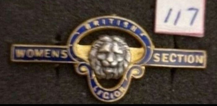 United Kingdom,  british legion  badge , woman's section ,  (117)