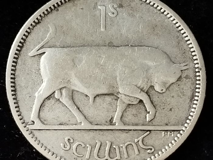 Ireland - 1939 - Shilling - Silver - KM.14 - [313]