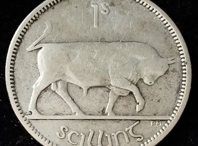 Ireland - 1939 - Shilling - Silver - KM.14 - [313]
