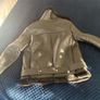 Sheepskin genuine black leather Image 2