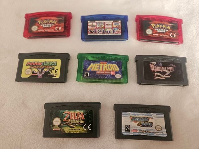 8 GameBoy Advance games