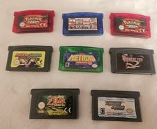 8 GameBoy Advance games