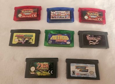8 GameBoy Advance games
