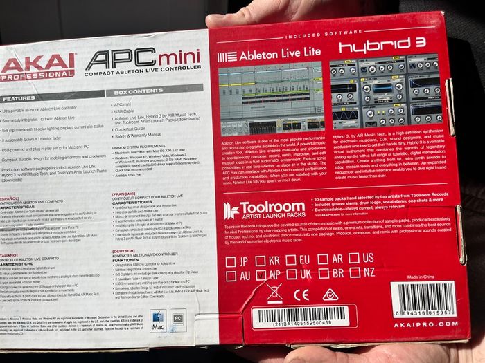 apc mini compact live controller