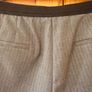 Trousers- Black White Houndstooth Wool Mix Trousers Zara Immaculate Image 2