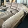 Beige corner recliner sofa delivery available Image 5