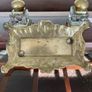 Vintage Ornate Brass Postage Stamp Keepsakes Box Image 7