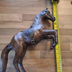vintage leather horse